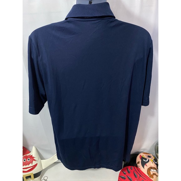 NWT Core365 Men’s Polo Shirt Size Large Classic Navy Blue Short Sleeve VNA - Picture 3 of 9